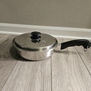 SALADMASTER 1.5 Qt. Saucepan & Lid 18-8 Tri-Clad Stainless